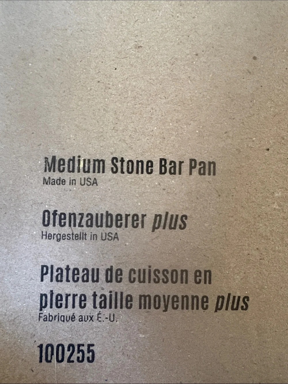 Pampered Chef Medium Stone Bar Pan